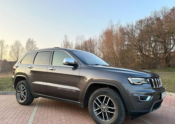 Jeep Grand Cherokee cena 119549 przebieg: 163600, rok produkcji 2019 z Dąbrowa Tarnowska małe 301